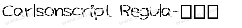 Carlsonscript Regula字体转换